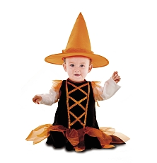disfraz-niños halloween bruja-bebe